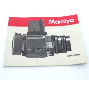 Mamiya RB67 ProSD Instruction Manual