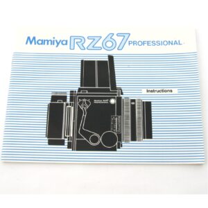 Mamiya RZ67 Pro Instruction Manual